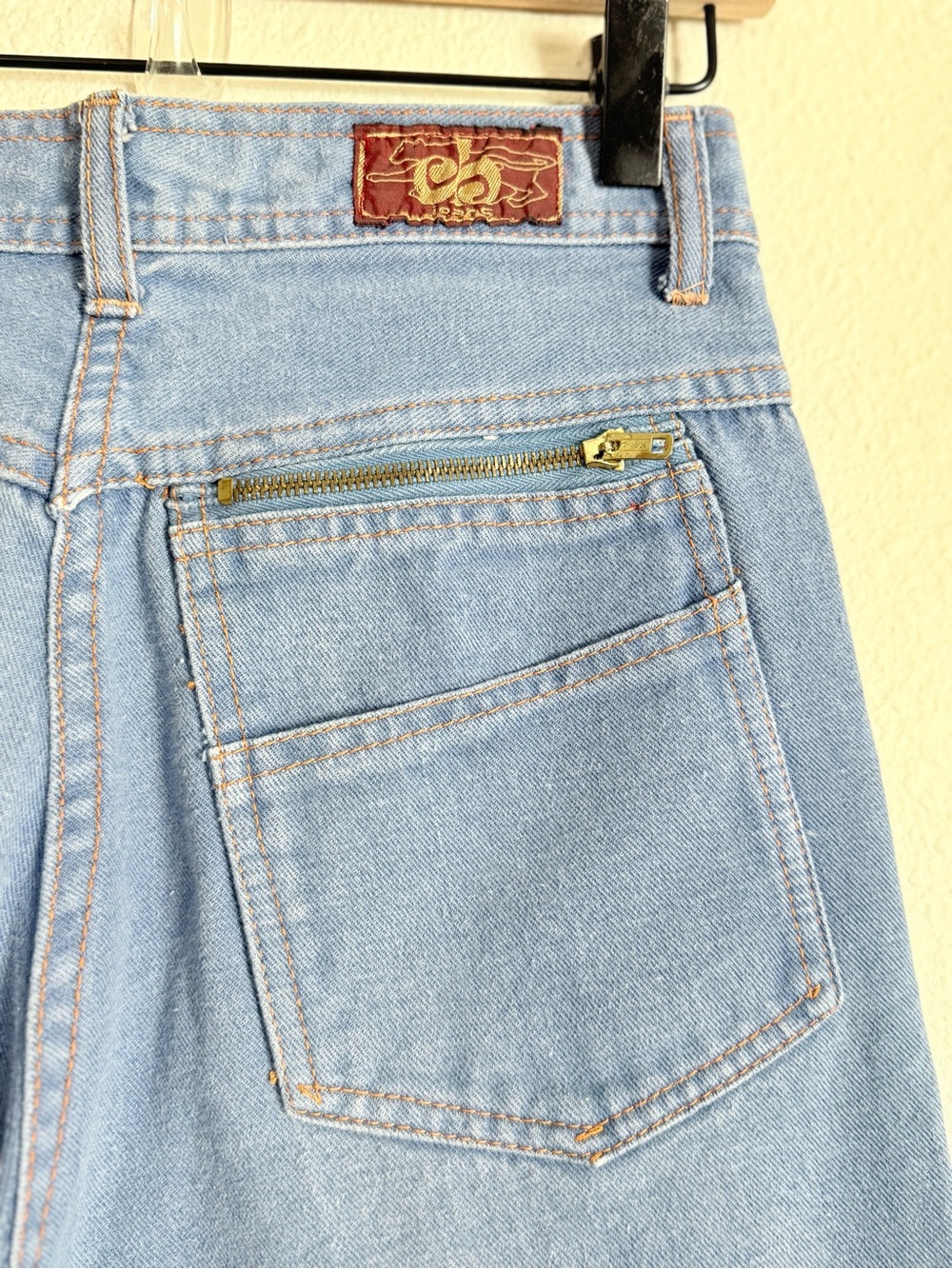 70s Vintage CB Jeans Carpenter Style Flare Jeans Retro Utility Gorpcore - Picture 9 of 15
